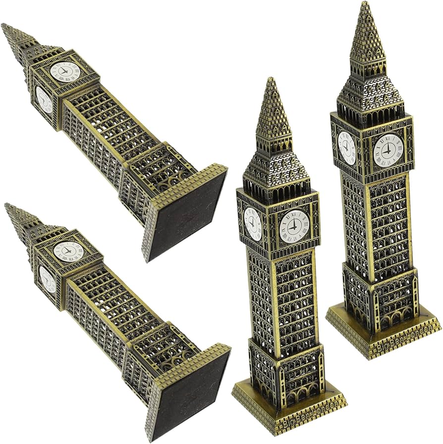 Amazon.co.jp: HOLIDYOYO 4個合製大本鐘模 家用デス ップ装飾 な ーナ