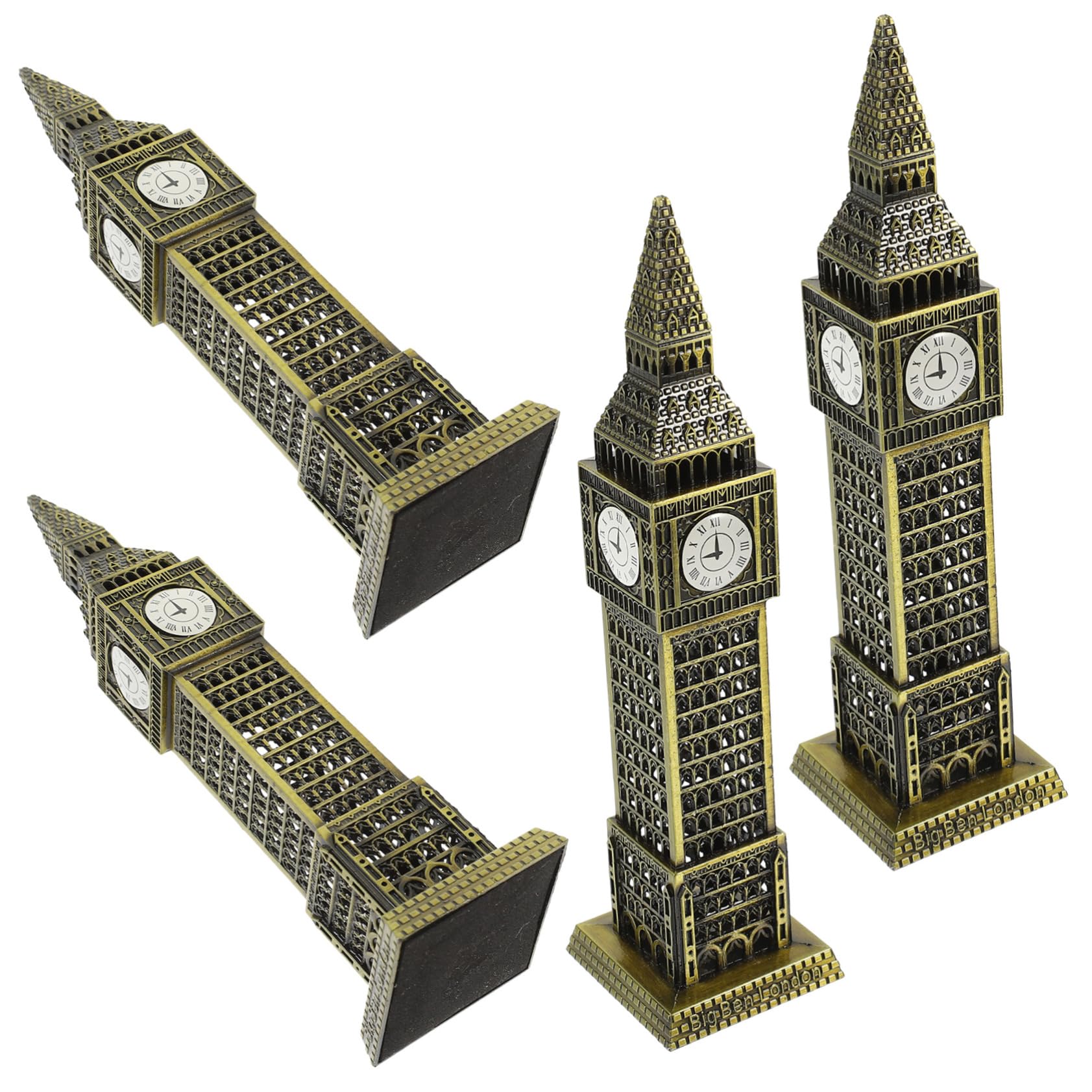 Amazon.co.jp: HOLIDYOYO 4個合製大本鐘模 家用デス ップ装飾 な ーナ