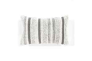 Lush Decor Bria Stripe Decorative Throw Pillow Cover: Enhance Your Home's Comfort and Style