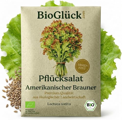 BioGlück Bio-Pflücksalat Amerikanischer Brauner Saatgut