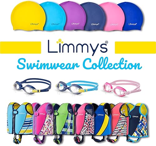 Miniatura 7 de Limmys Gorro de natación para niños  Gorros de natación 100% silicona para niños y niñas  Calidad premium, elásticos y cómodos  Disponible en