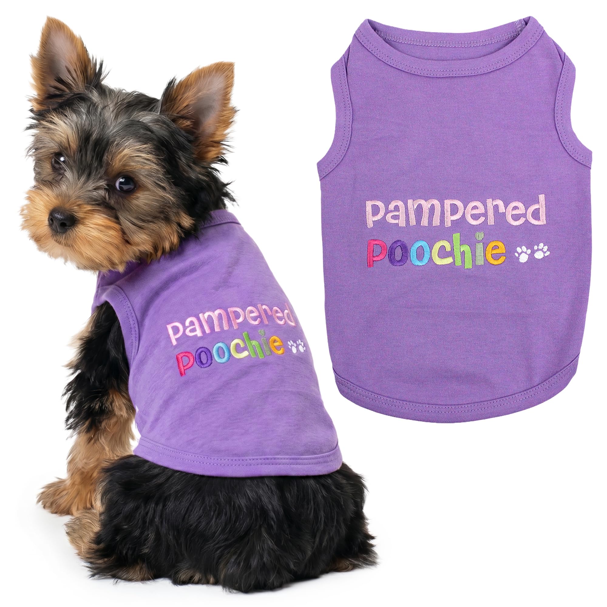 Parisian Pet Verwöhnen Poochie Hund T-Shirt, XS