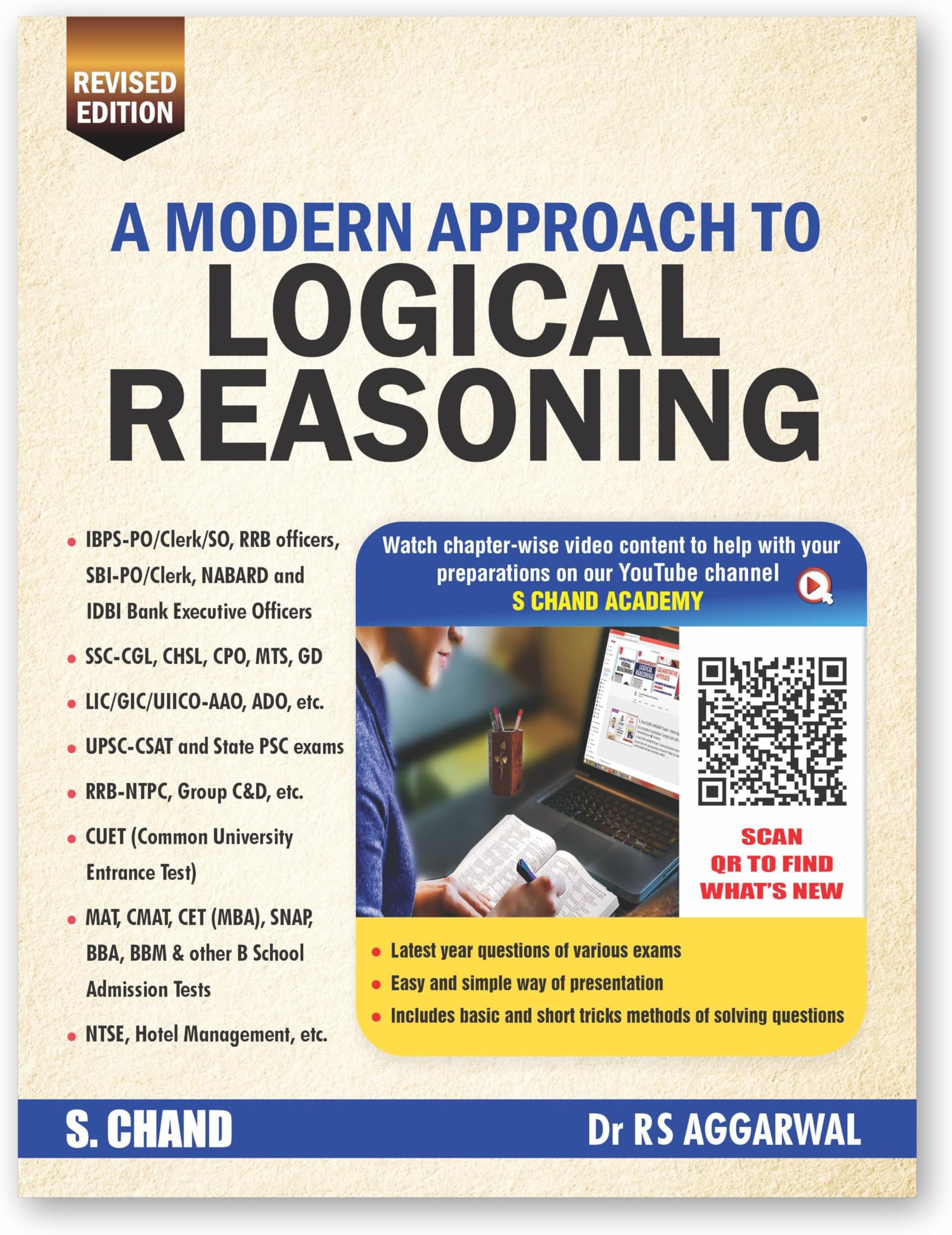A Modern Approach to Logical Reasoning For Competitive Exam 2025 (Revised Edition Book) | Chapter wise Videos | UPSC Civil Services, SSC CGL CHSL GD, IBPS, Bank SBI PO, Clerk, Railway, Police SI Exams