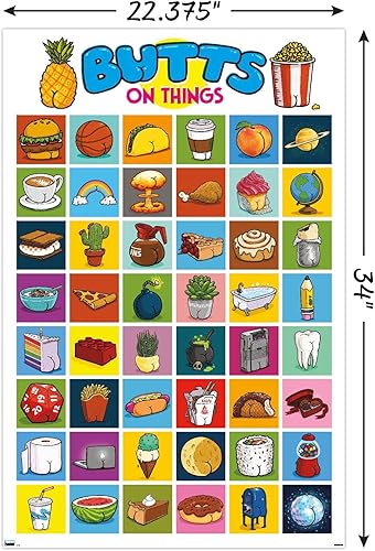 Miniatura 10 de Trends International Brian Cook Butts on Things - Collage Wall Poster