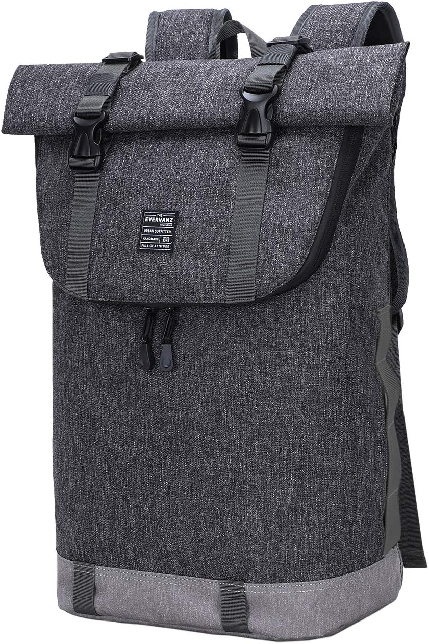 EverVanz Laptop Backpack, Water Resistant Travel Backpack, Backpack for Women and Men, Casual Lightweight Day Bag, Stylish School Bag
