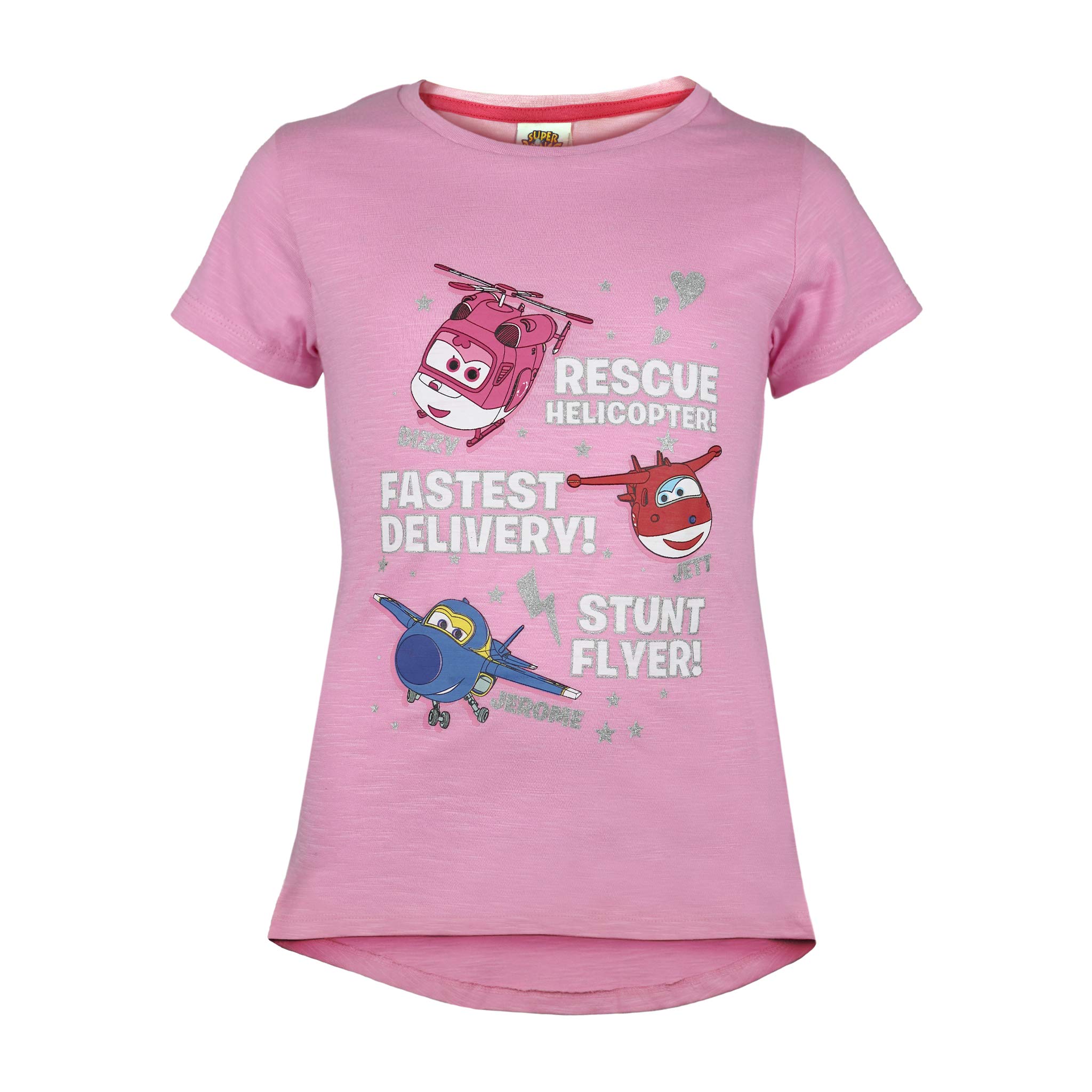 Popgear Girl's Super Wings Rescue Copter T-Shirt Fashion