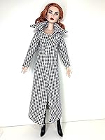 Vista 4 de Eledoll Ropa Deluxe Fashion Pack para muñeca de moda de 12 pulgadas BOSS Lady Negro y Blanco Juego de pata de gallo