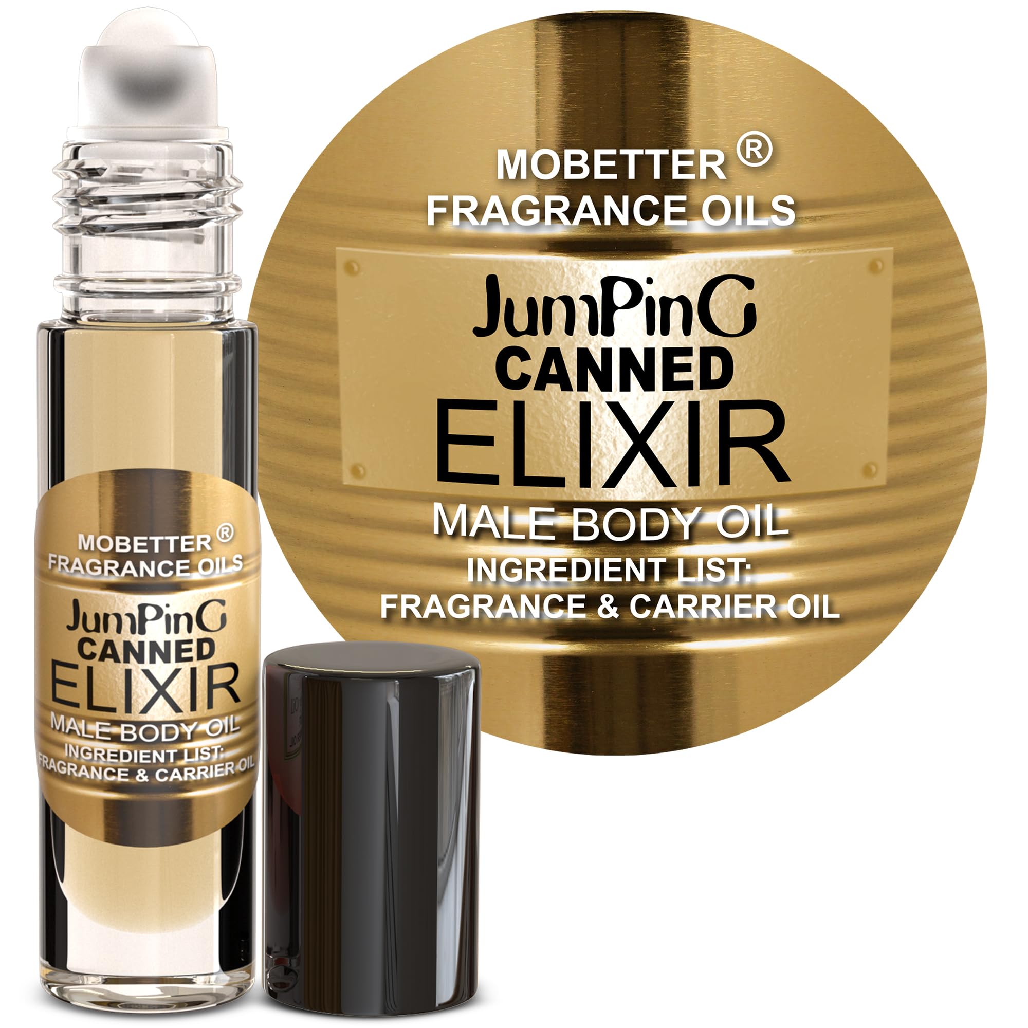 Jumping Canned Elixir Men Perfume Fragrance Body Oil