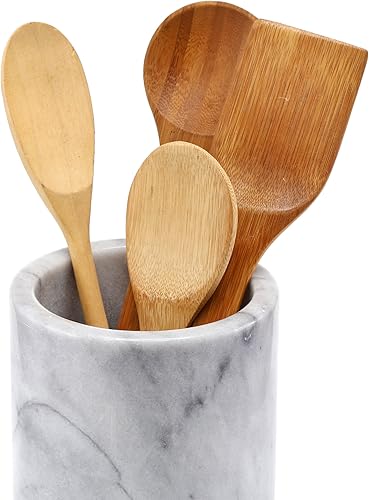 Miniatura 4 de Creative Home Barro multifuncional de mármol champán natural 5 pulgadas de diámetro x 7 pulgadas de alto color beige