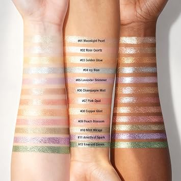 Glitter Eyeshadow, Metallic Shimmer Single Eye Shadow, Lavender Shimmer