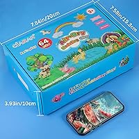 Vista 7 de CiaraQ Kit de arcilla para modelar - Arcilla seca al aire de 64 colores con herramientas de escultura, ideal para manualidades, proyectos