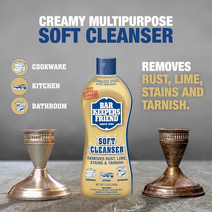Bar Keepers Friend Soft Cleanser y MORE Spray+Foam Multiuso 25.4oz miniatura 5
