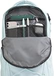 THE NORTH FACE Women's Jester Everyday Laptop Backpack | Commuter Travel Bag with Laptop Sleeve, Water Repellent Finish, Ice Blue/TNF Black, One Size