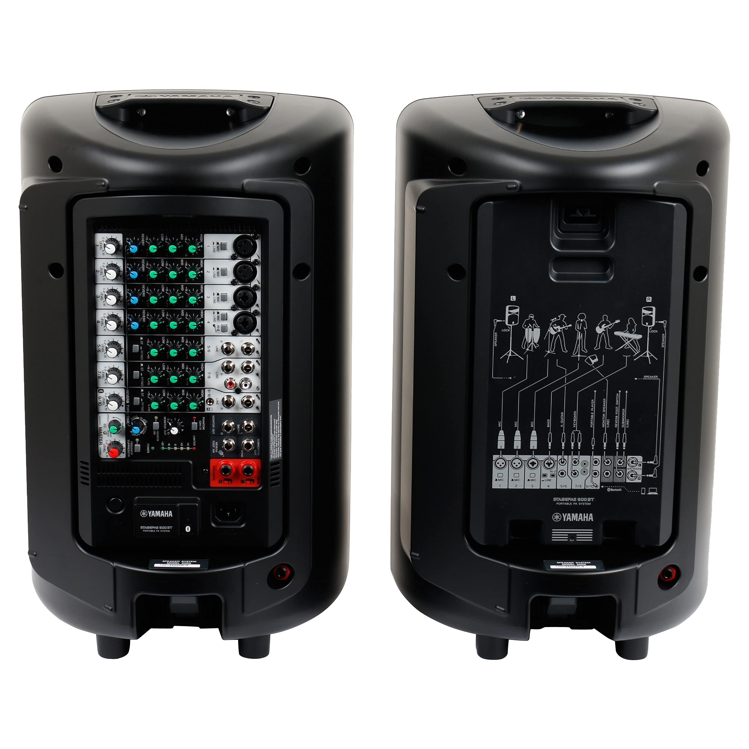 Yamaha Kit disc jockey STAGEPAS 600Bt Black