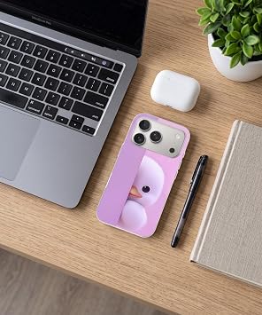 iPhone 13 Uyumlu Peluş 3 Tasarımlı Şeffaf Silikon Kılıf
