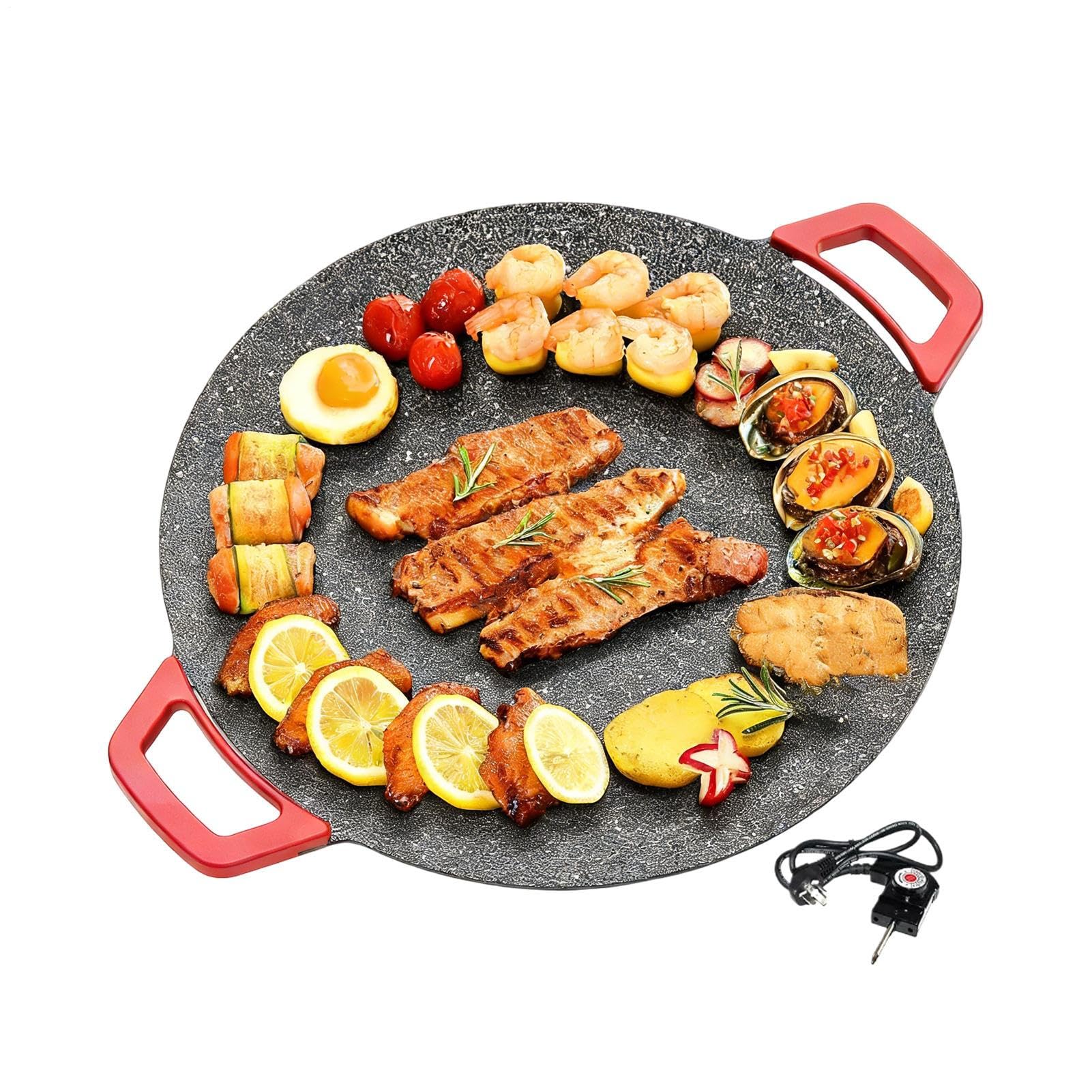 Plancha électrique intérieur extérieure pour cuisine d'été et voyage