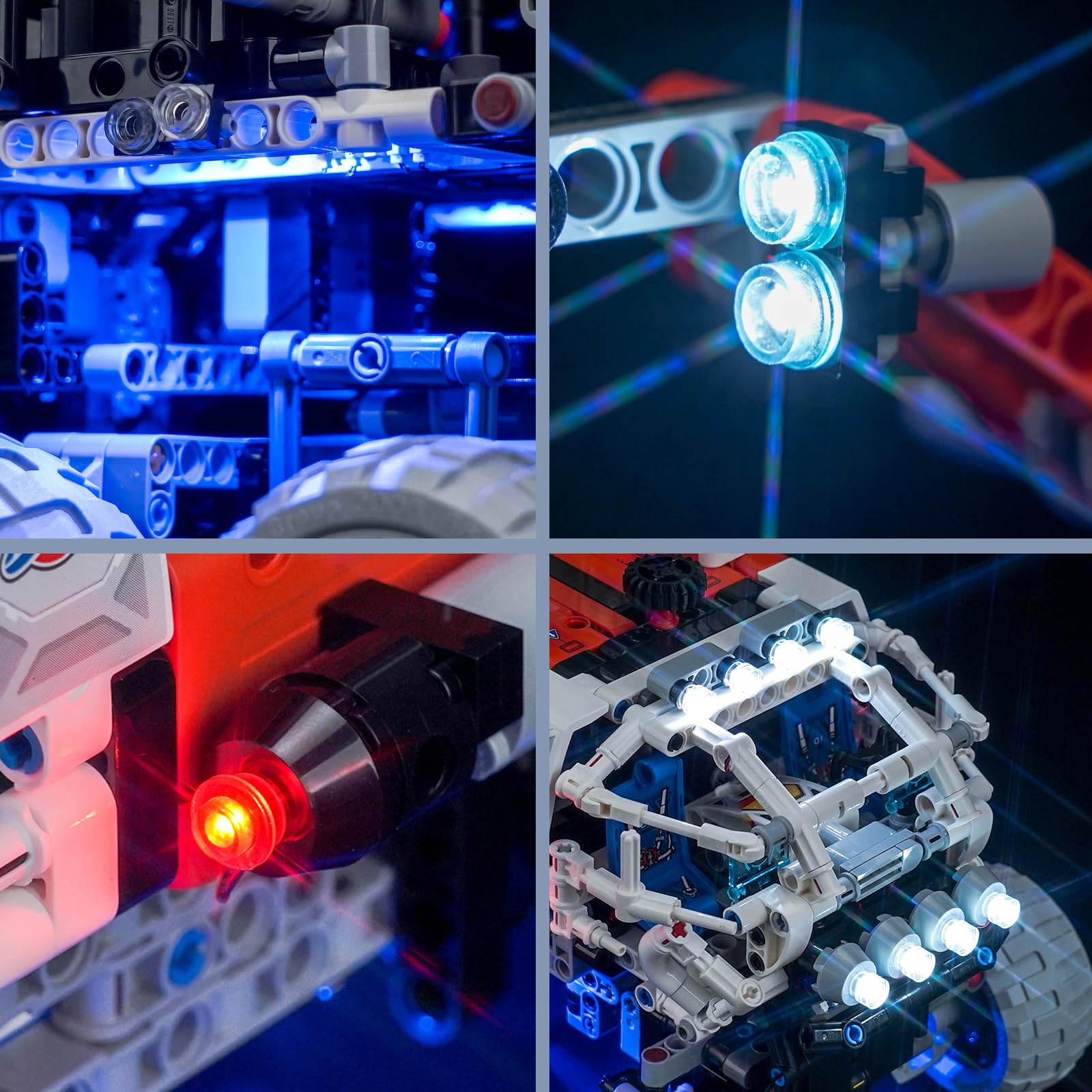 Kit di luci a LED per Lego 42180 Mars Crew Exploration Rover (Non Lego), set di illuminazione a LED per Lego Technic Mars Crew Exploration Rover Set giocattolo creativo