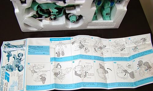 Miniatura 8 de The Henshin Robo Mospeada 21 VR-052-F Scott Bernard Armor Bike  Riding Suit 1983 Vintage Figura Set (Robotech Nueva Generación Cyclone Motocicleta y