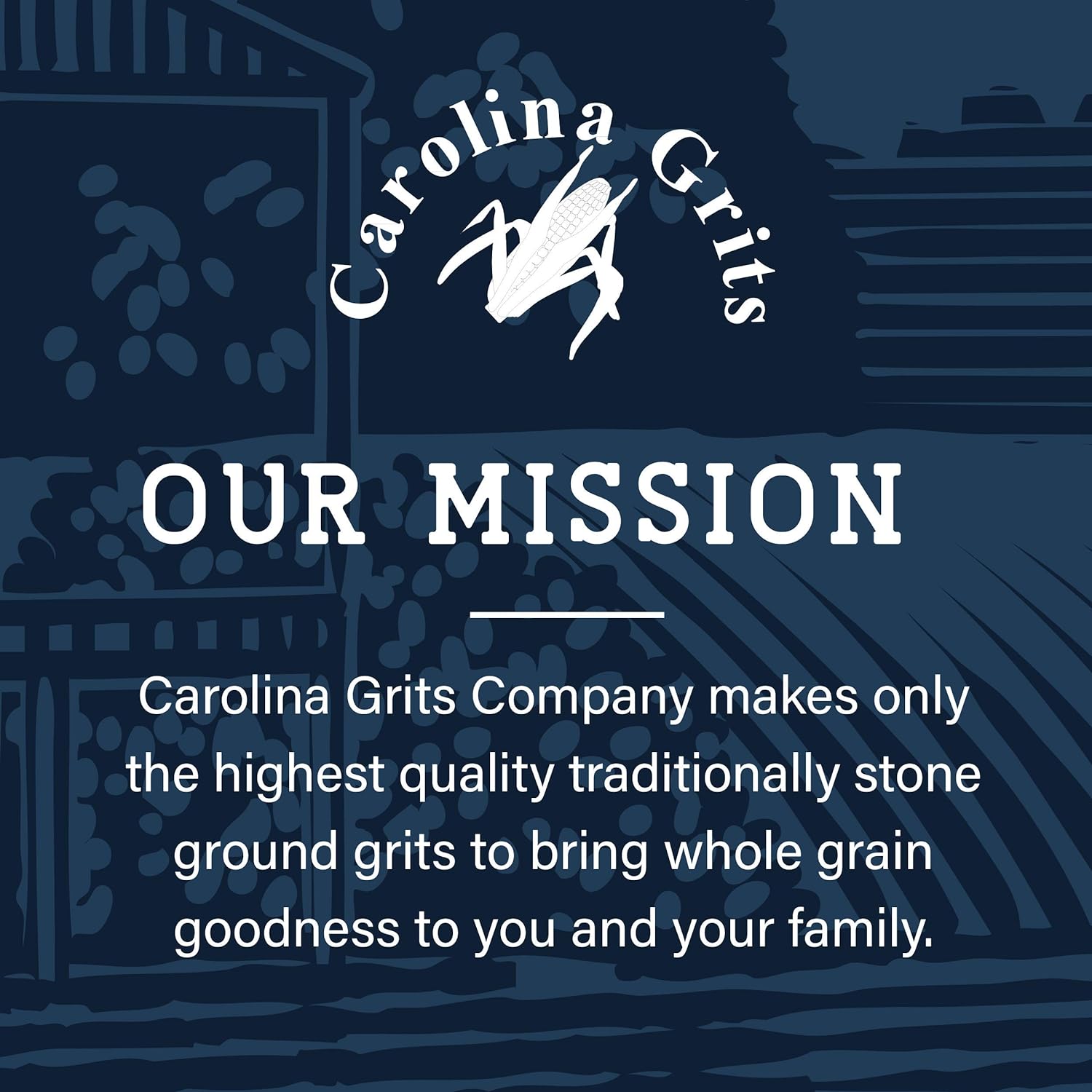Carolina Grits Company Traditionally Stone Ground White Grits, 4 Pack