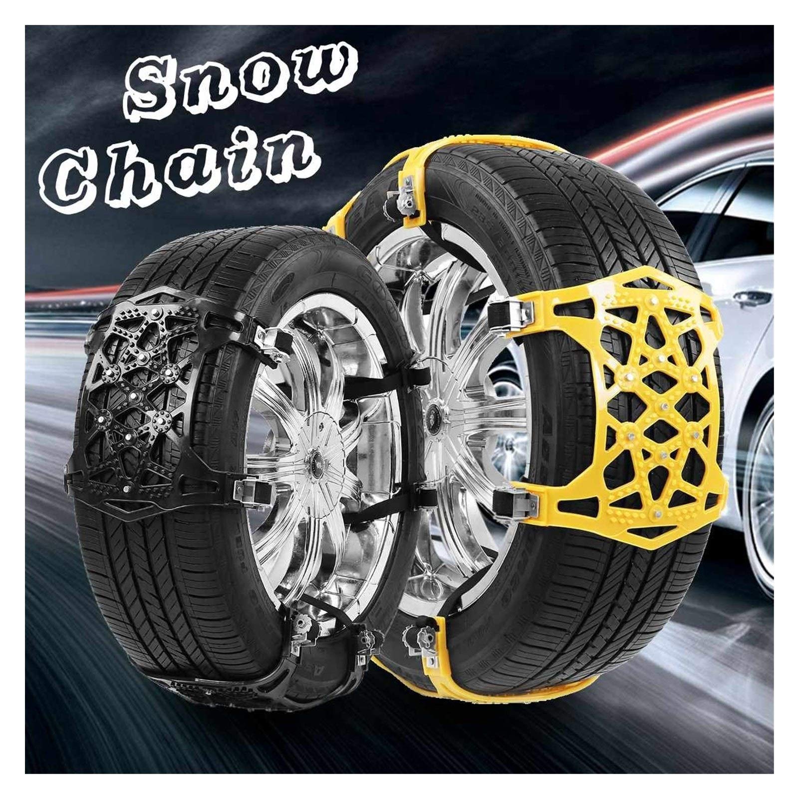 Cadenas Nieve Cadenas de nieve del coche universal Traje General Tire Automóvil de neumáticos for SUV todo terreno cadenas de seguridad fango de la nieve de tierra Anti Slip Cadenas Coche