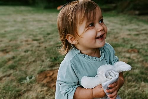 Miniatura 5 de Bunnies By The Bay Bloom Bunny Bye Bye Buddy  Tamaño de viaje Baby Lovey  Manta de conejo y bebé de peluche de 11 pulgadas  Terciopelo súper suave