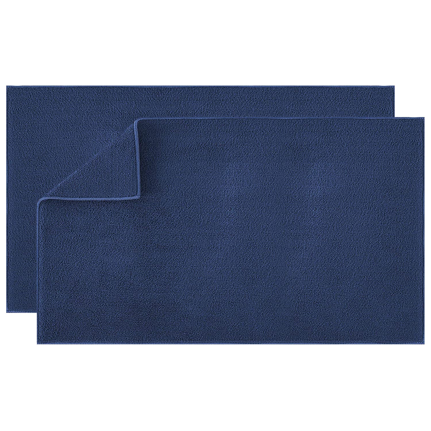 LUCKISSMicrofiber Large Dish Drying Mat Reversible - 2 Pack Super Absorbent Drying Pad, Dish Drainer Mat For Kitchen Counter, 18 x 32 inch