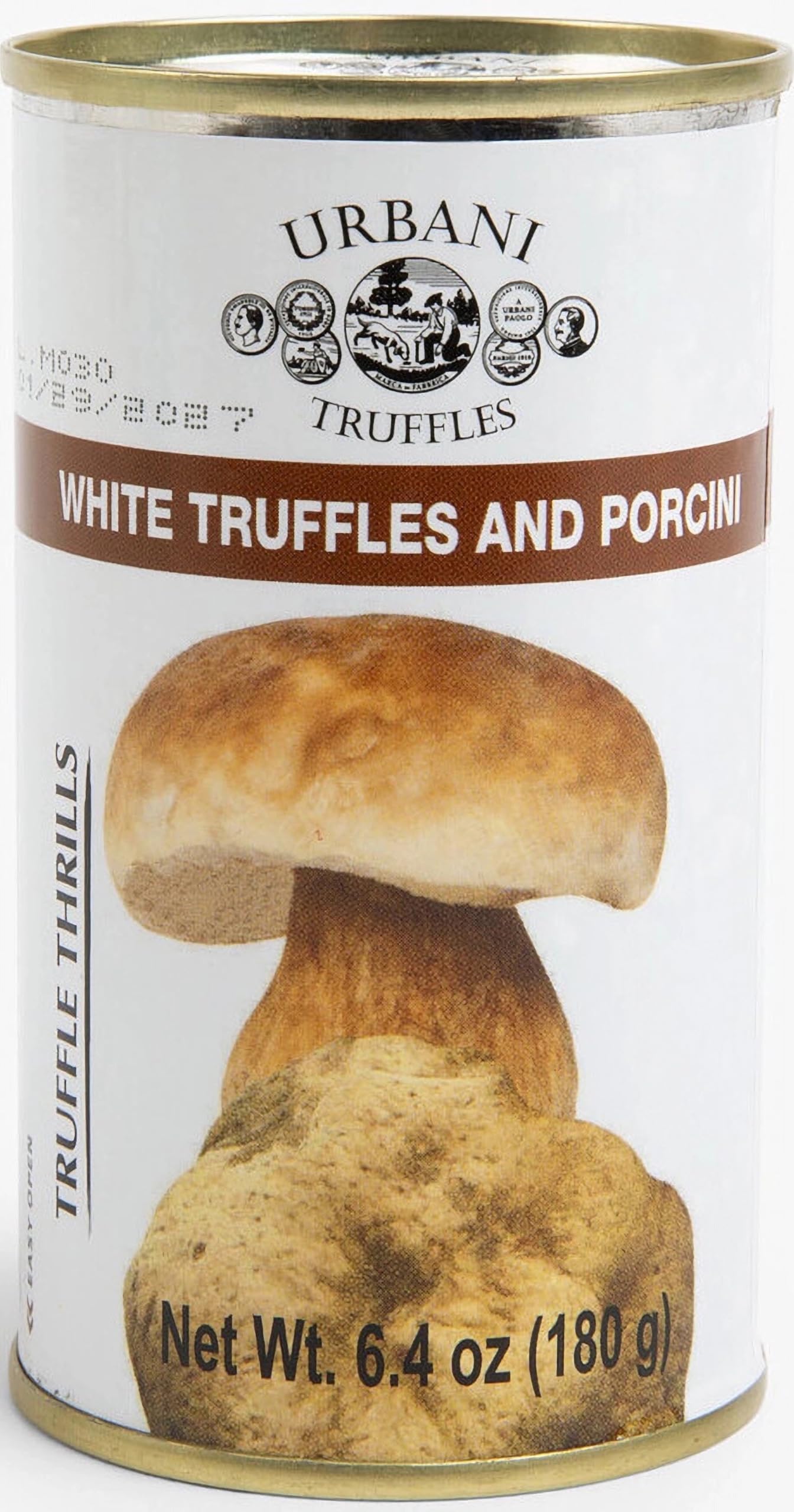 Porcini & White Truffles Sauce 180g (6.4oz) - Italian Gourmet Sauce for Pasta, Risotto, and Meats, All-Natural & Ready to Use, No Artificial Ingredients