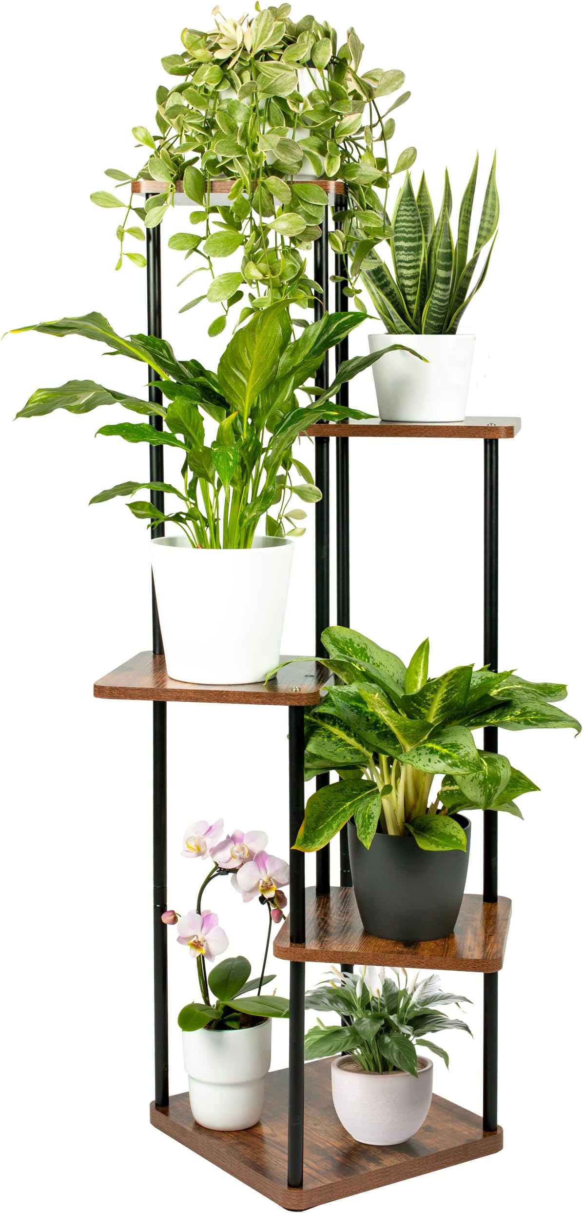 TTL HOME Blumenständer TOWER 5 Etagen 105 cm hoch Pflanzenständer