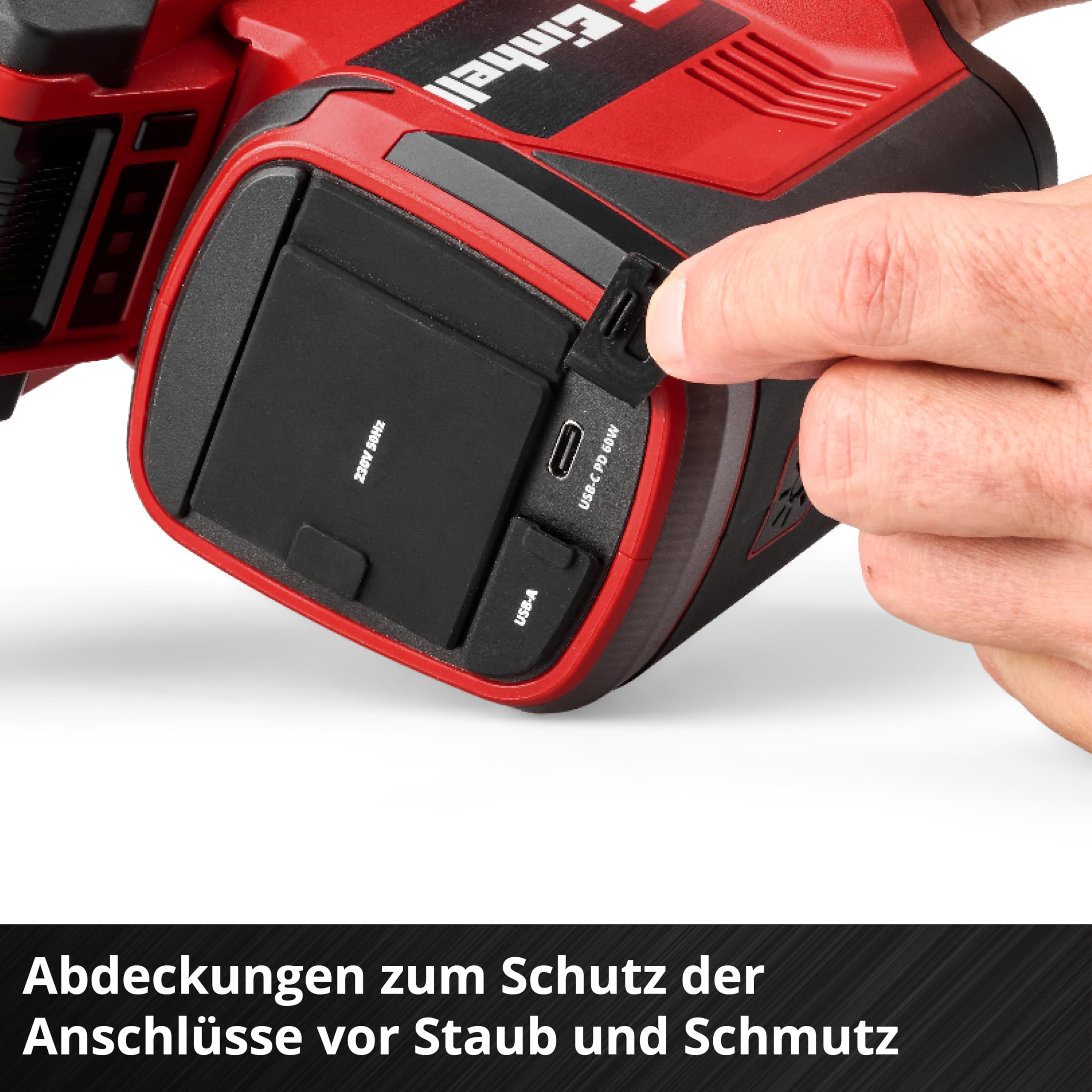 Einhell Akku-Energiestation TC-ES 18/150/1 Li-Solo Power X-Change (18 V, kompakter Wechselrichter, 230-V-Anschluss, USB-A- & USB-C-PD-Anschluss, ohne Akku)