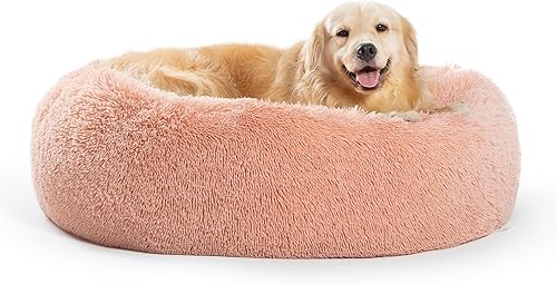 Miniatura 1 de SAVFOX Cama calmante para perros, cama antiansiedad, cama de perro de felpa para perros pequeños, tamaño mediano, grande y XL, cama suave y cómoda