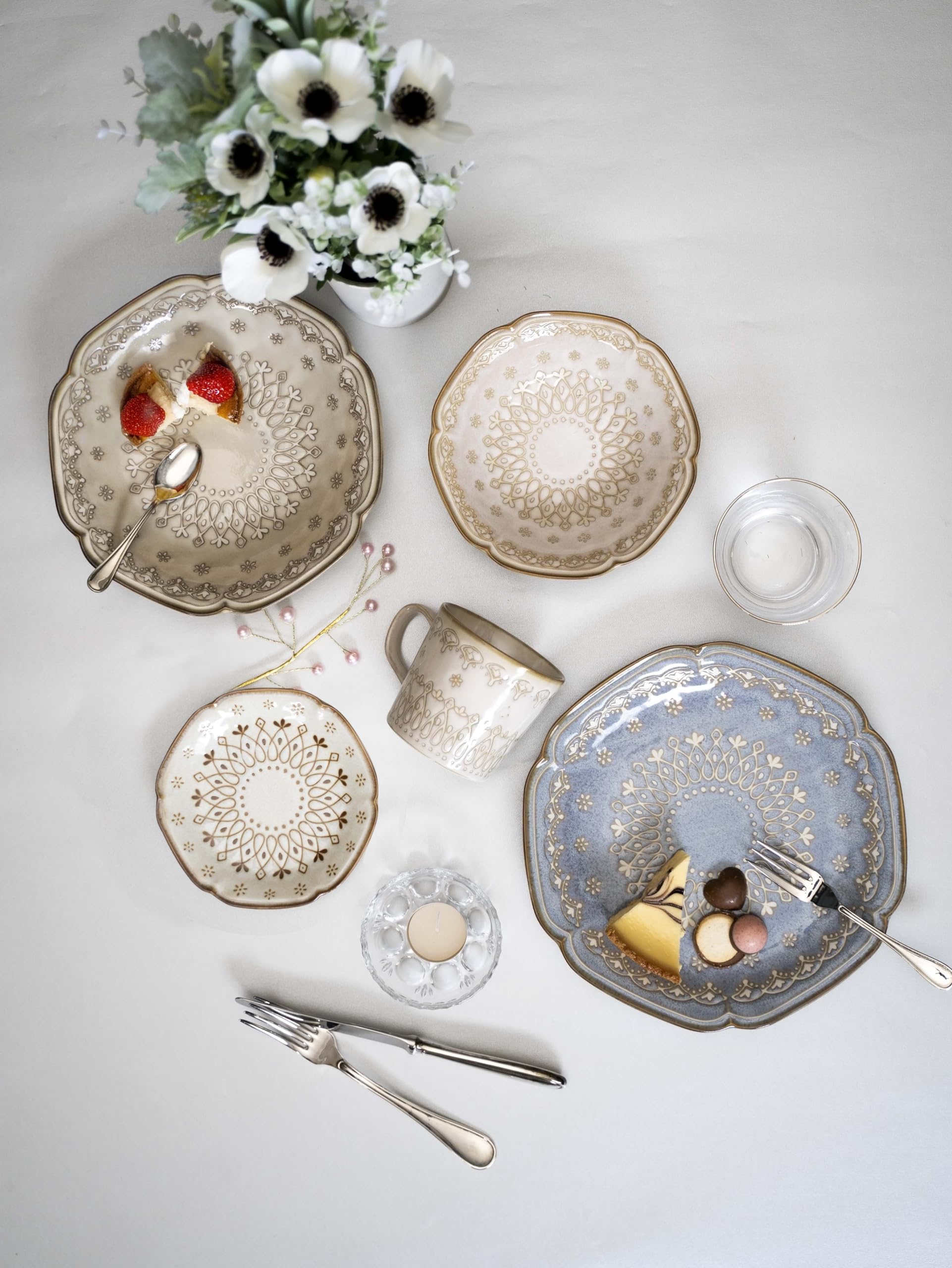 MINTON セレブレーション　パスタ・カレー皿4色セット MINTON セレブレーションシリーズ パスタ・カレー皿4色セット