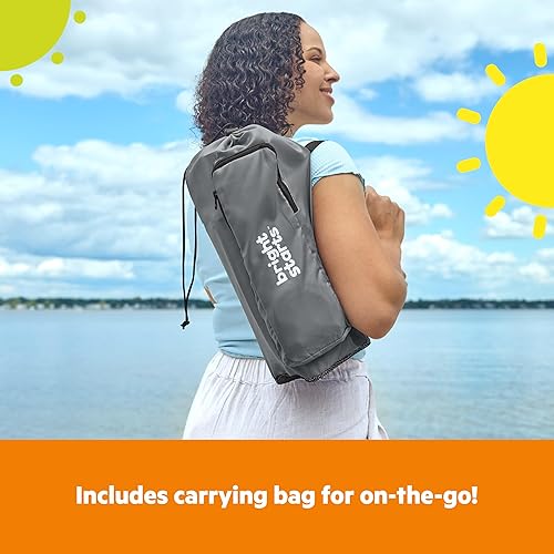 Miniatura 8 de Bright Starts Pop 'N Sit Asiento elevado portátil, para uso en interiores y exteriores, asiento de piso con bandeja de alimentación, gris, de 6