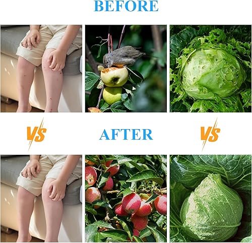 Miniatura 4 de Barrera de red para jardín, 10 x 20 pies, tela de malla fina para patio, balcón para apartamentos, patio, porches, terrazas, exteriores, protege tus