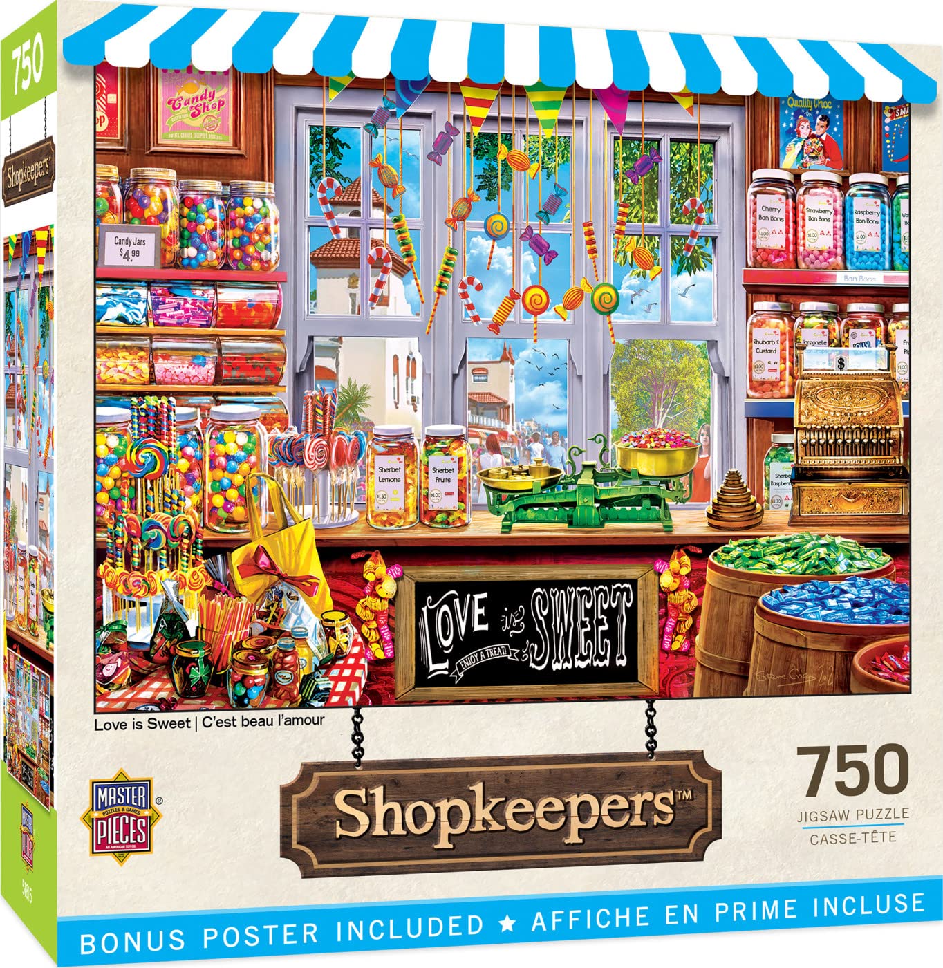 750 Piece Jigsaw Puzzle for Adults, Family, Or Youth - Love is Sweet - 18"x24"