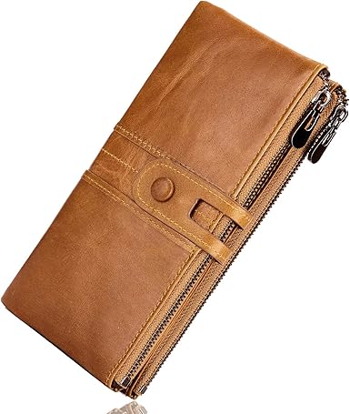 genuine leather wallet womens