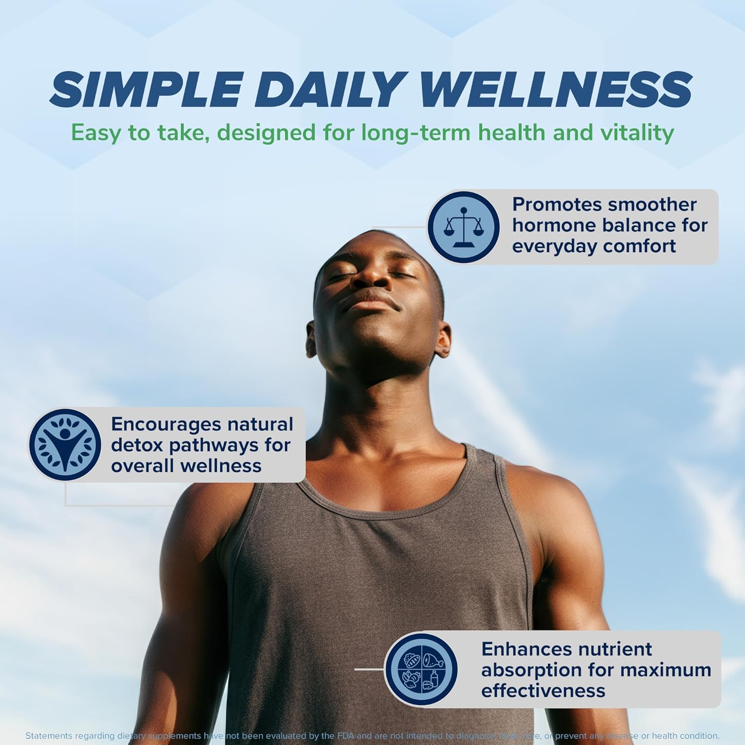 DIM+SGS with Detox Support – 120 Capsules Made In USA- Estrogen Support with DIM Bioperine, DIM Supplement for Women and Men, Estrogen Supplement For Women Menopause & Prostate Hormone Balance For Men - Image 6