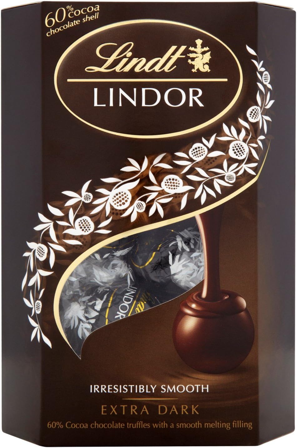 Lindt Lindor 60% Dark Chocolate Cornet 200 g (Pack of 2)