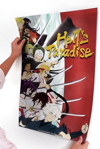 Miniatura 3 de XIHOO Hell's Paradise - Póster de Jigokuraku para decoración del hogar, arte de pared de 11 x 17 pulgadas (11.0 x 16.9 in), regalo sin marco