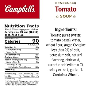 Campbell's Condensed Tomato Soup, 10.75 oz Can