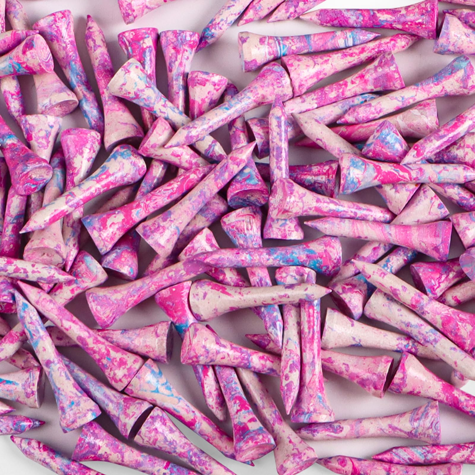 FINGER TEN Stylish Golf Tees Wood 100 Pack