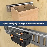 Vista 7 de woiron 6 piezas de conector E-Track, conector de accesorio E-Track de acero para remolques, conector de sujeción de carga de acero para remolques