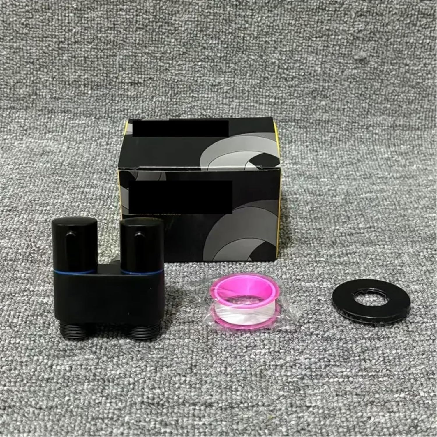 Stainless Steel double outlet angle valve large flow shower control, suitable for bathrooms and washing machines(Gun gray suit)