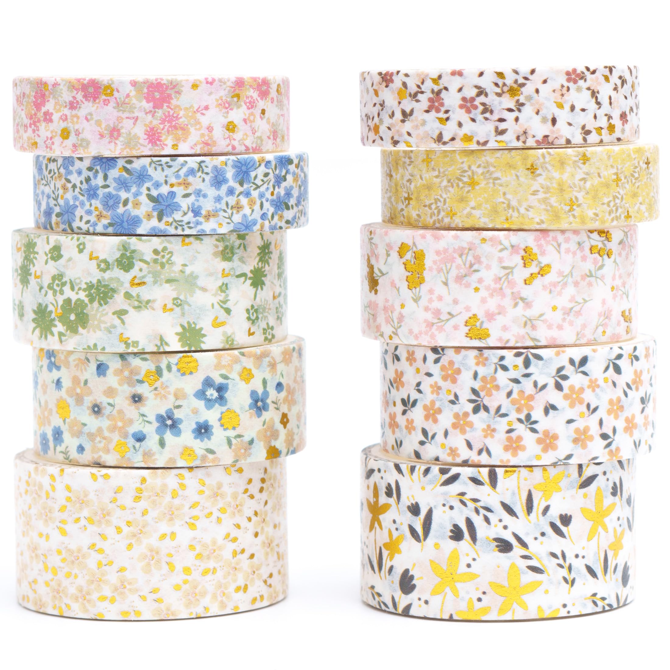 Songdao Washi Tape Set 5 Rollen - Geometrische Muster Für Bullet Journal Scrapbooking