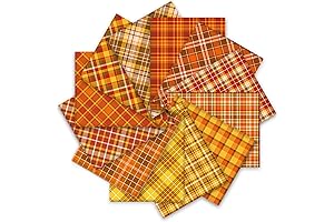 Whaline 12Pcs Fall Fabric Bundles