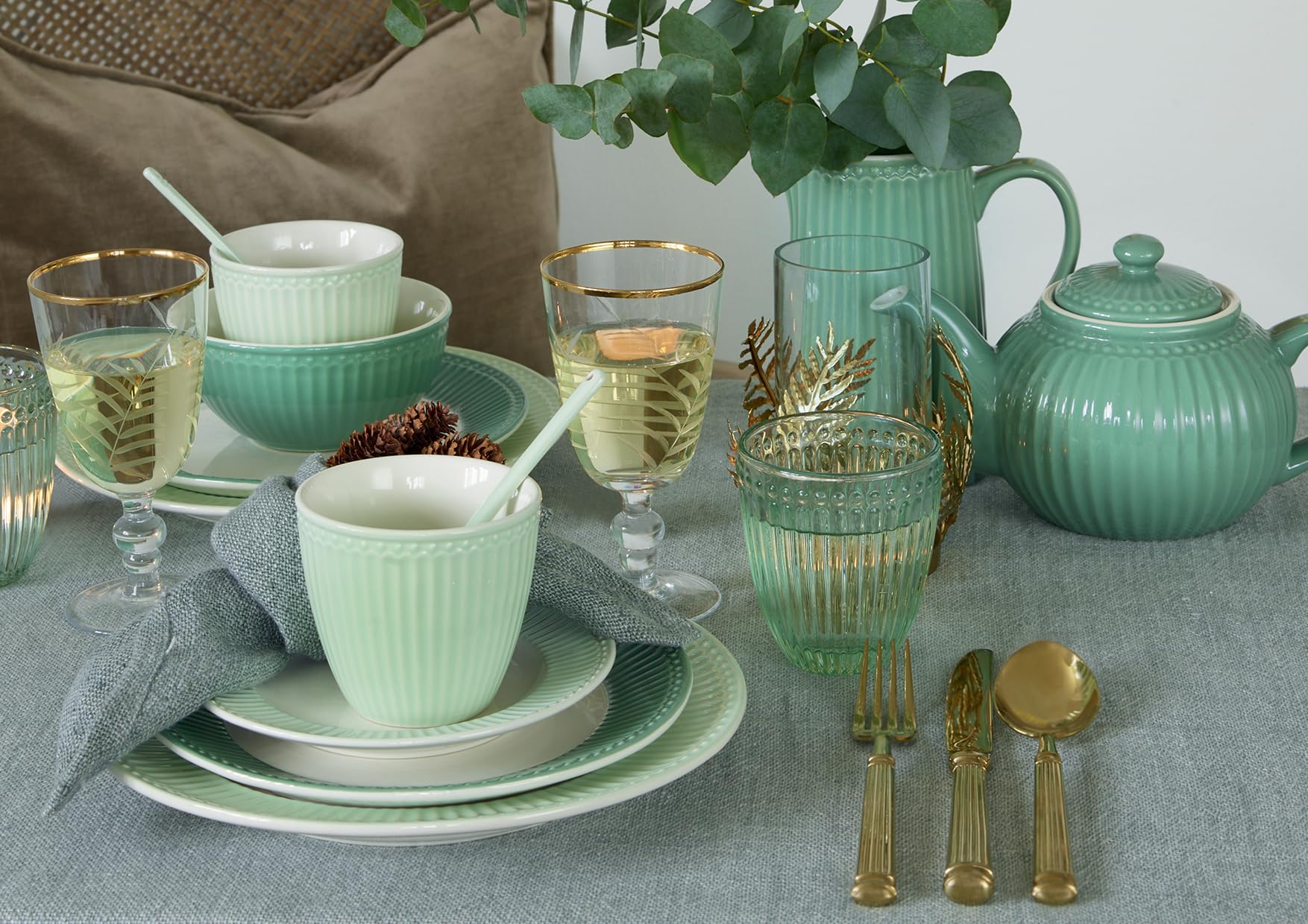 GreenGate Alice Teetasse Dusty Green 0,4l