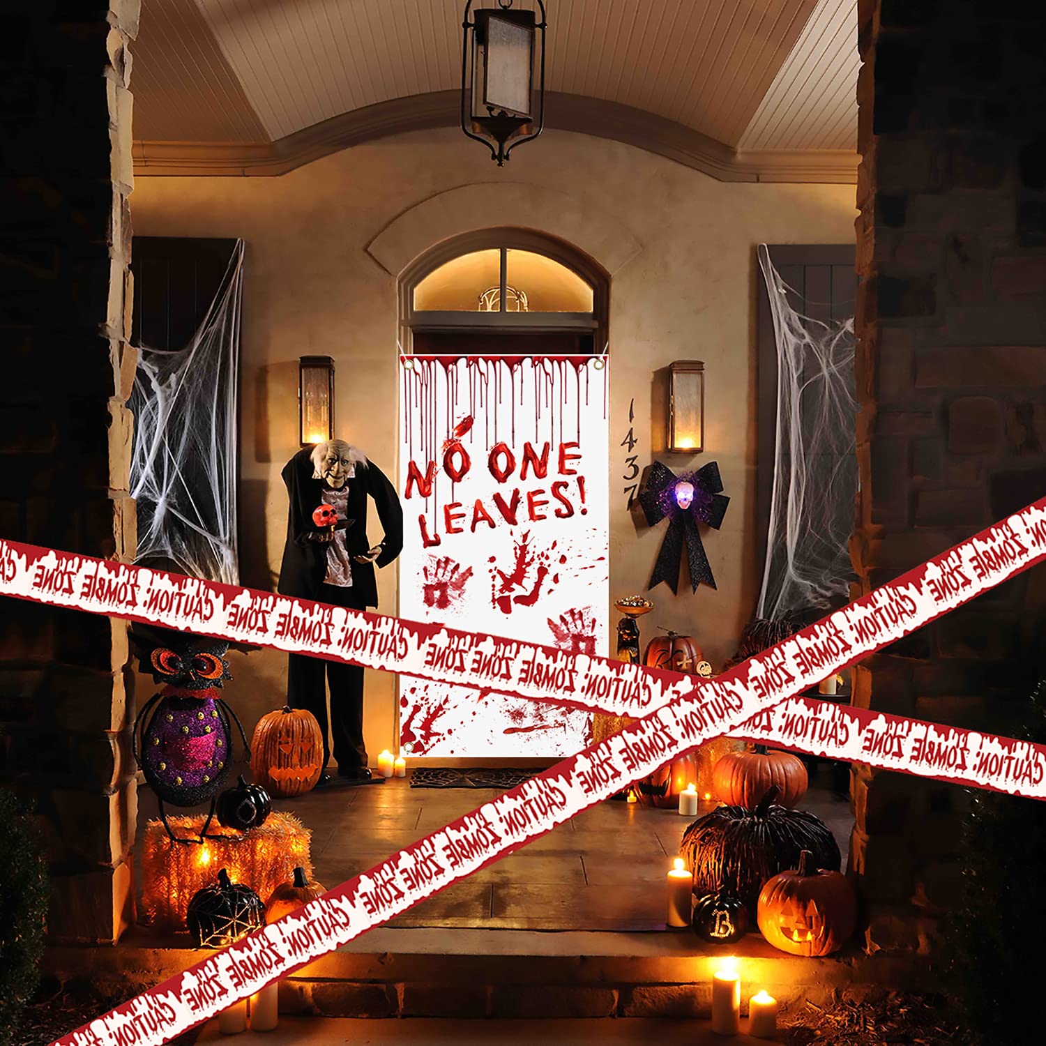 Halloween Fotohintergrund Blutig – 150x90 Cm Gruselige Partydeko Aus Vinyl