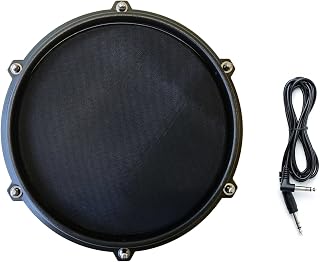 Alesis Turbo/Nitro Express 8 Inch Single-Zone Mesh Tom Pad and Silverline Audio 10ft Trigger Cable Bundle (No Mount, Pad only)