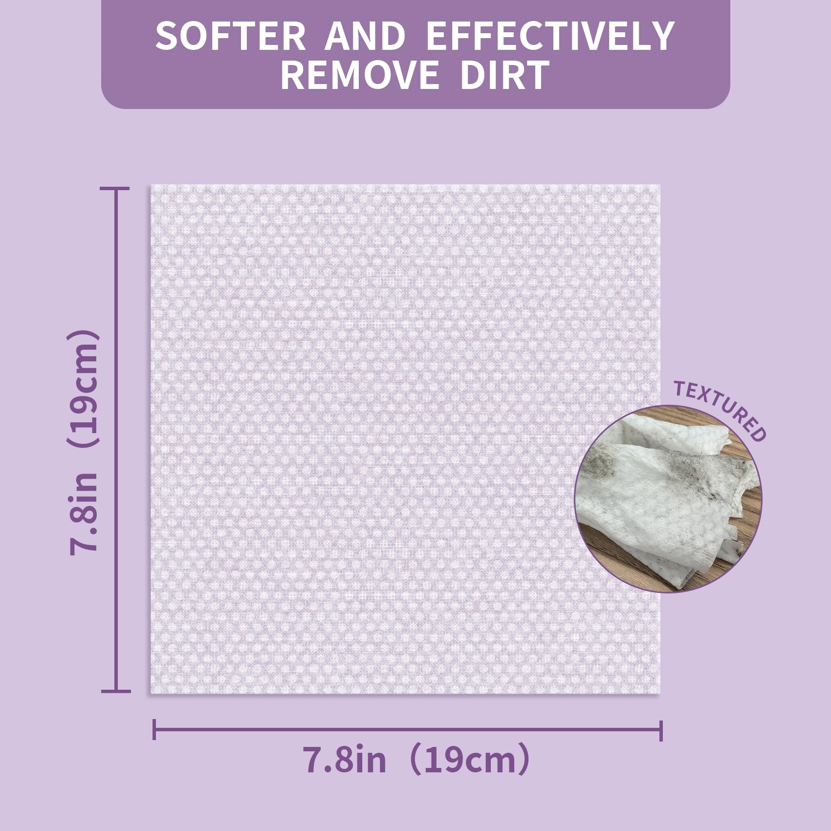 400 PCS Pet Wipes for Paws and Butt Hypoallergenic Pets Cleansing & Deodorizing Anal Gland Hygienic Puppy Wipes for Dogs Face and Body Wipes Cleaning Fur Doggie Wipes Doggy Wipes (Lavender) - image 5