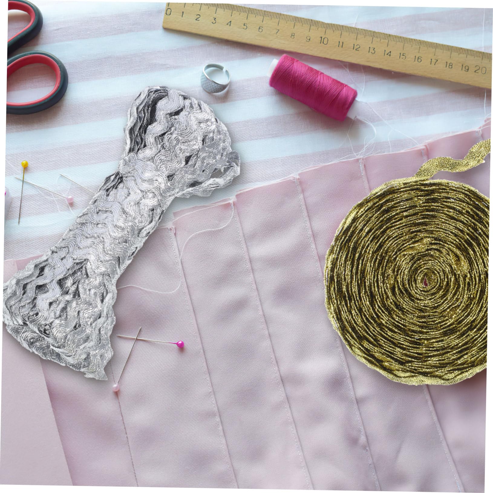 Housoutil 5 Set Nastro Decorativo Due Con Motivo Passamaneria Per Cucito Fai Da Te Totali Accessori Per Abbigliamento E Decorazioni 2 * 5