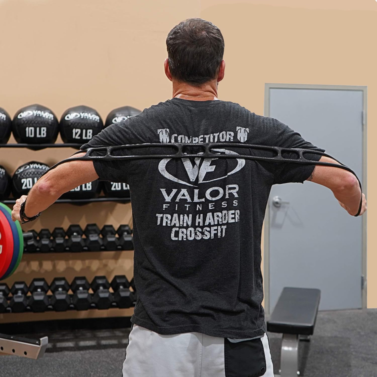 Valor Fitness Looped Stretch Bands – Heavy Duty Resistance Bands with Rings for Rehab, Stretching, Toning & Conditioning, Power Bands for Full-Body Workouts